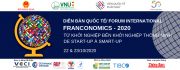 Diễn đàn Quốc tế Franconomics 2020 - Khởi nghiệp và Khởi nghiệp thông minh