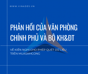 Công ty VINADES nhận được phản hồi của VPCP và Bộ KH&ĐT về kiến nghị cho phép quét dữ liệu thầu trên Hệ thống mạng đấu thầu quốc gia