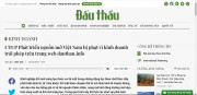 Phản hồi về việc Báo Đấu thầu và trang Mua Sắm Công cho rằng công ty VINADES bị phạt vì kinh doanh trái phép trên trang web dauthau.info