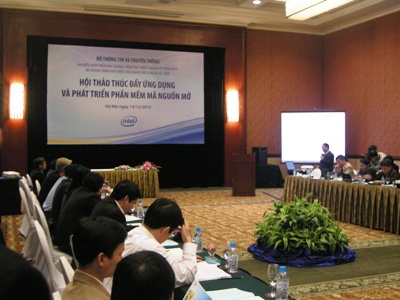 Các đại biểu tham dự Hội thảo ngày 14-12 tại Hà Nội, Ảnh: Đỗ Thoa