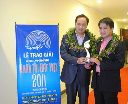 NukeViet nhận Giải thưởng Nhân Tài Đất Việt 2011 ở lĩnh vực Công nghệ thông tin - Sản phẩm ứng dụng rộng rãi