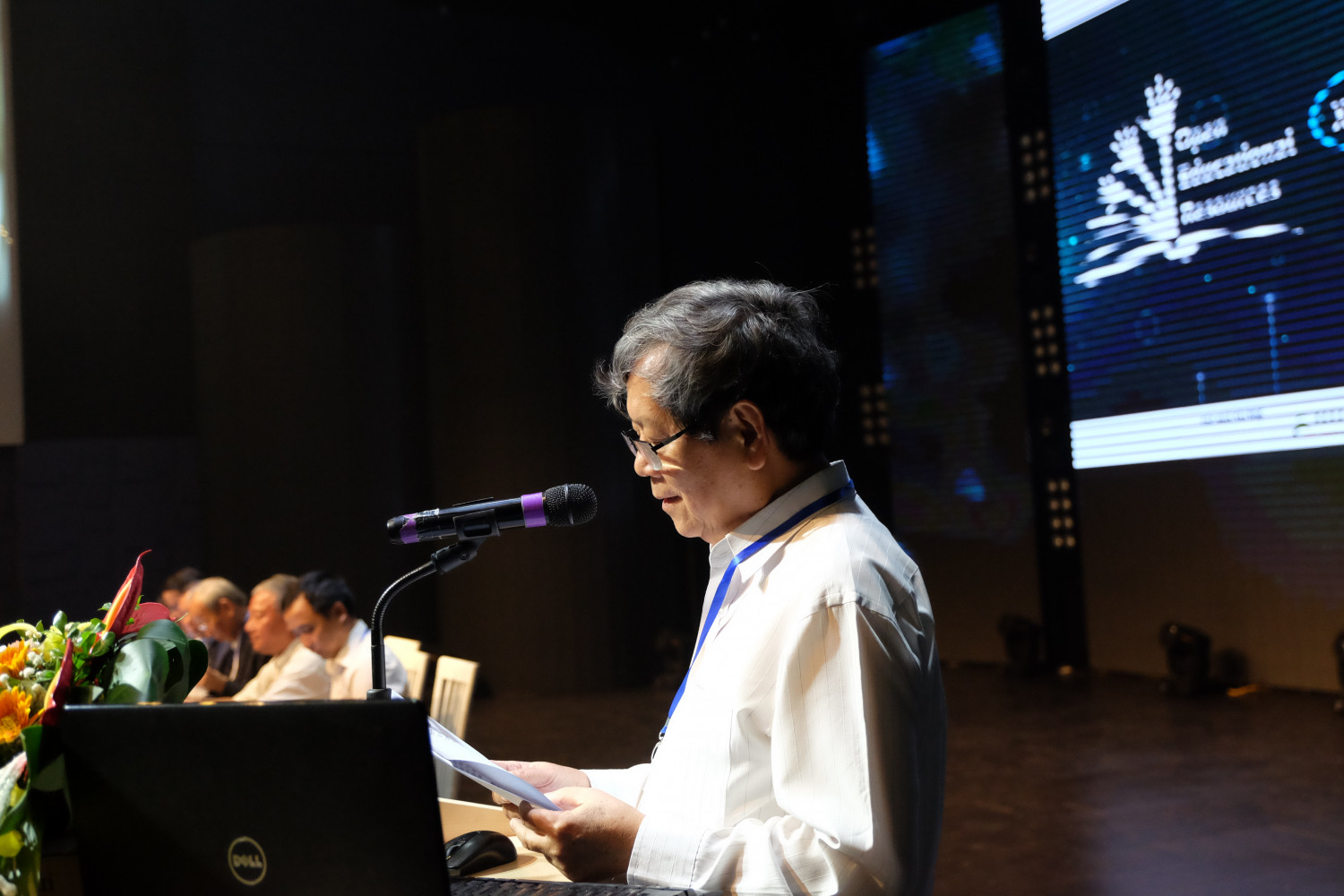 Tiến sĩ Vũ Ngọc Hoàng - Phó chủ tịch Hiệp hội Các trường đại học, cao đẳng Việt Nam phát biểu tại Hội thảo