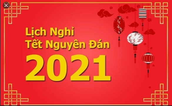 VINADES thông báo lịch nghỉ tết Nguyên đán năm 2021