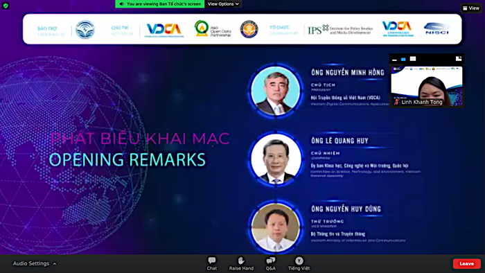 VINADES Tham dự Hội nghị Đối tác Dữ liệu mở Châu Á năm 2021