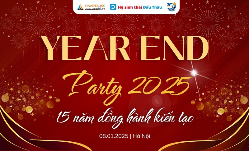 “15 năm đồng hành kiến tạo” - VINADES tổ chức Year End Party 2025 cho nhân sự 3 miền từ ngày 8/1/2026 - 12/1/2026