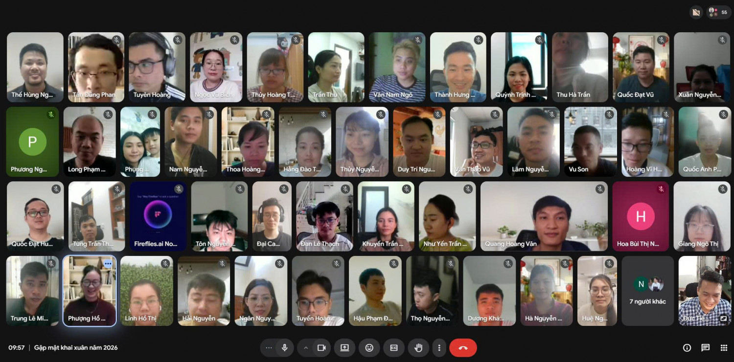 anh chup man hinh toan the nhan vien 3 mien gap mat online dau nam